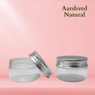 Clear Silver Cap